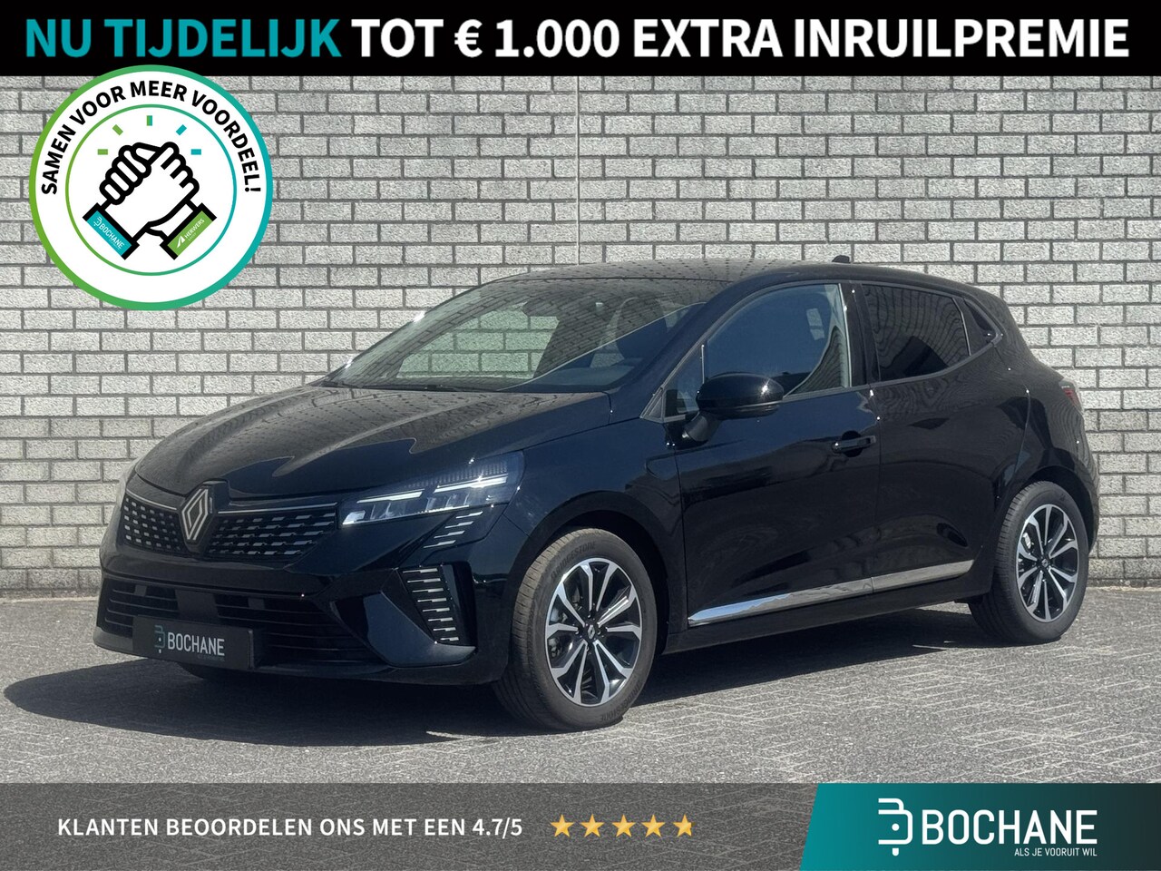 Renault Clio - 1.6 E-Tech Full Hybrid 145 Techno | Navigatie | Climate Control | Apple CarPlay / Android - AutoWereld.nl