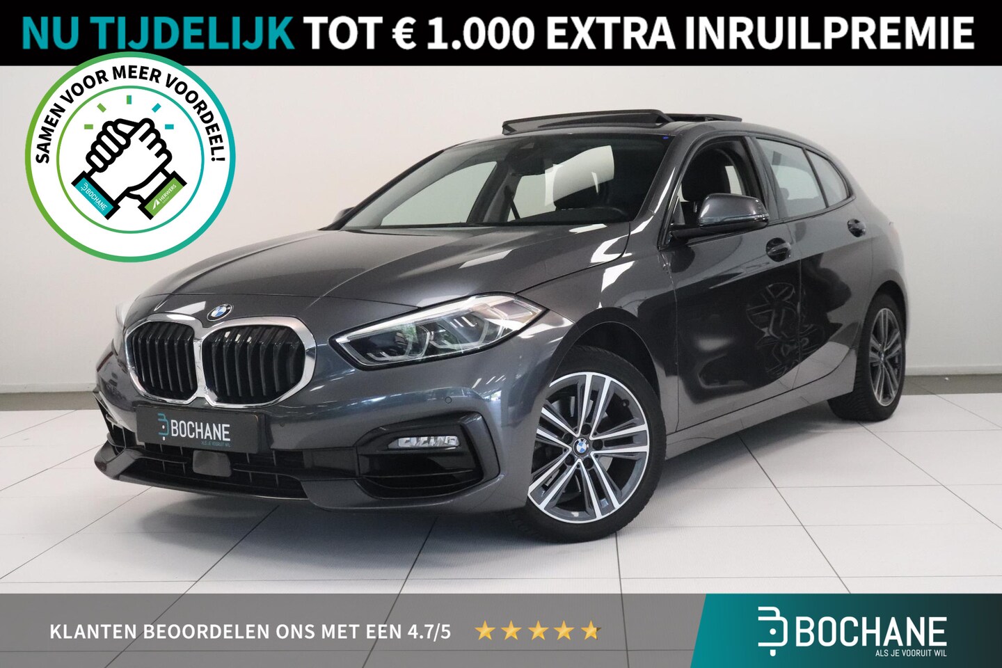 BMW 1-serie - 118i Executive Edition | Panoramadak | Sportline | AppleCarplay AndroidAuto | Navi | - AutoWereld.nl
