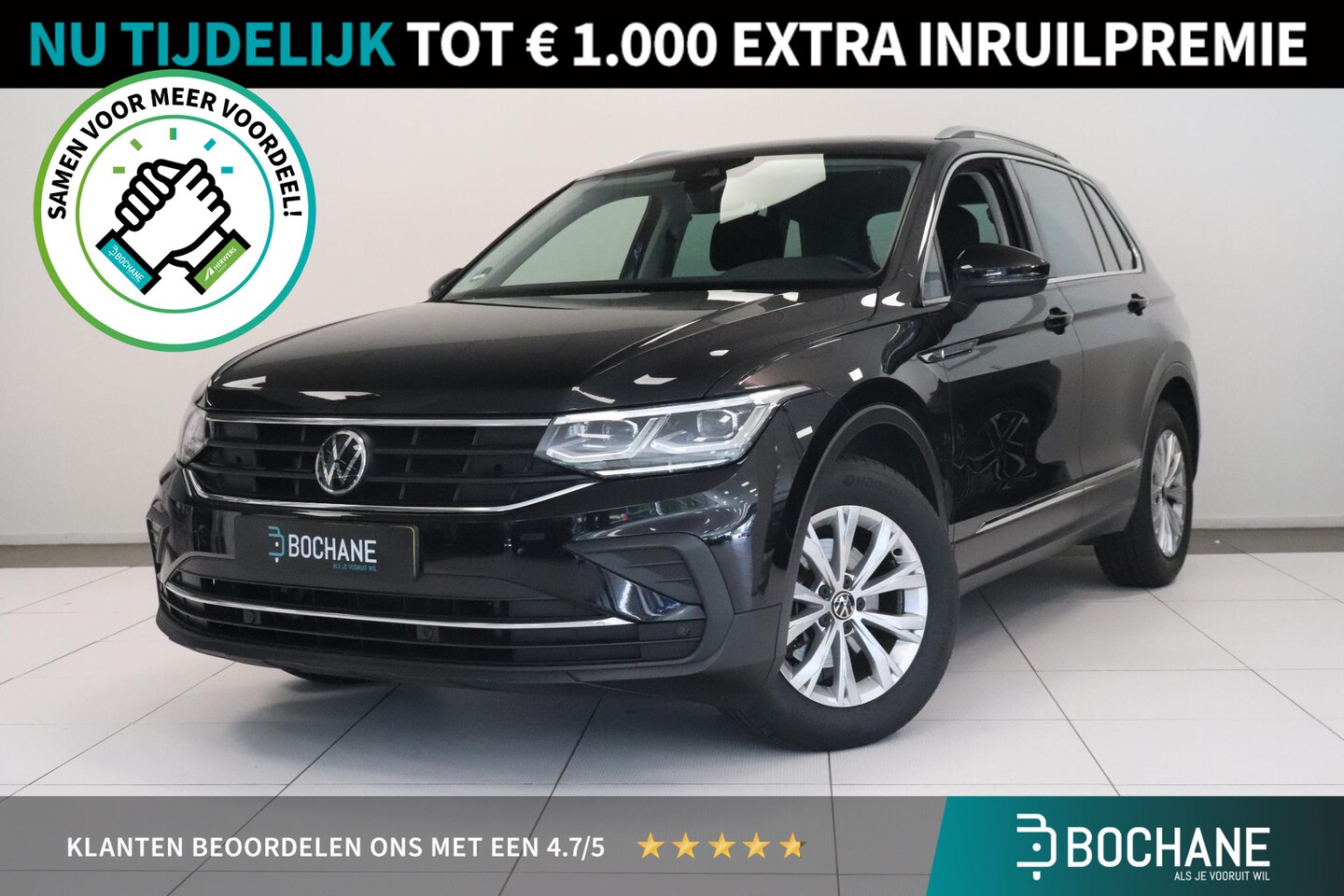 Volkswagen Tiguan - 1.5 TSI Life Business | Adaptieve cruise | Matrix LED | Elektr achterklep | Navigatie | - AutoWereld.nl