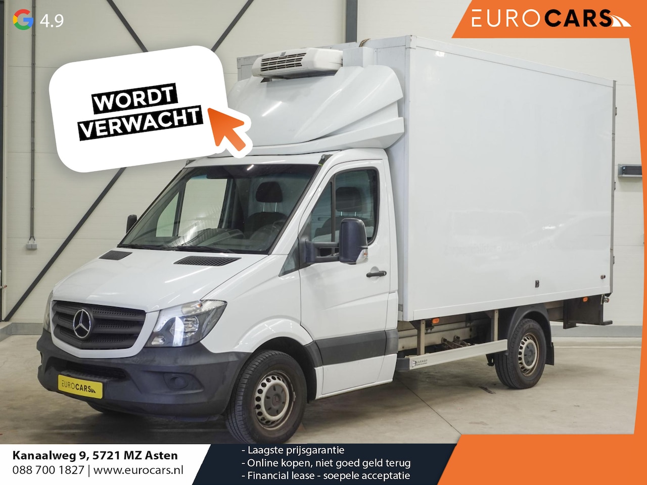 Mercedes-Benz Sprinter - 314 140pk Automaat Koelwagen Thermoking Bakwagen  Airco Cruise control Navigatie - AutoWereld.nl