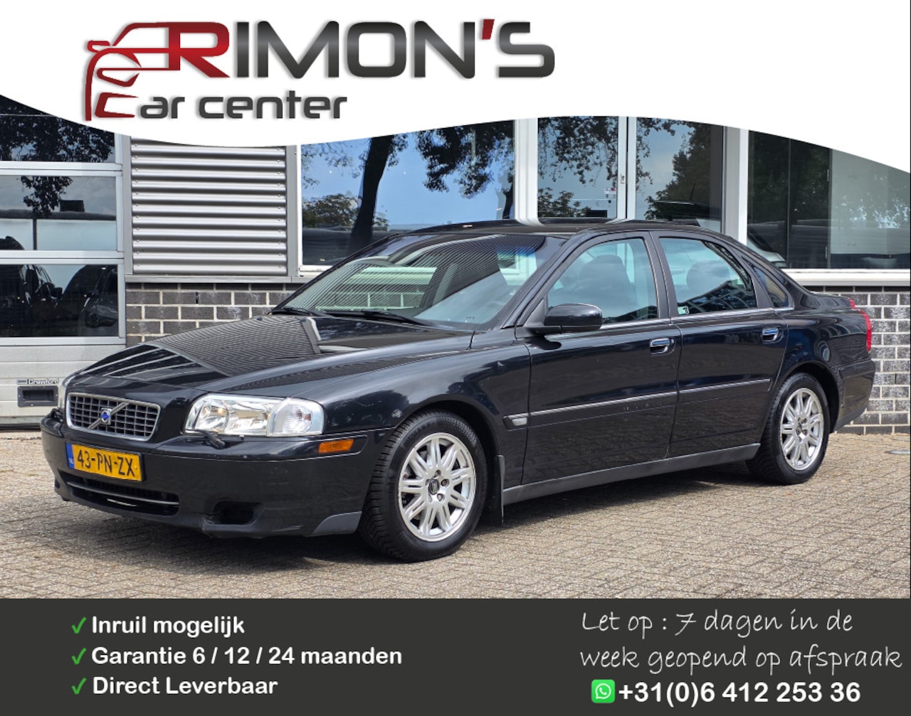 Volvo S80 - 2.4 Momentum Volledig Dealer Onderhouden - AutoWereld.nl