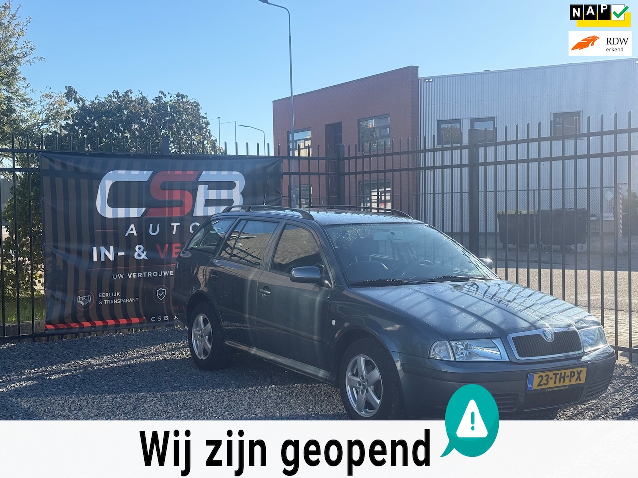 Skoda Octavia Combi - 1.6 Démarrage AUTOMAAT!CLIMA!CRUISE CONTROLE!KOOPJE! - AutoWereld.nl