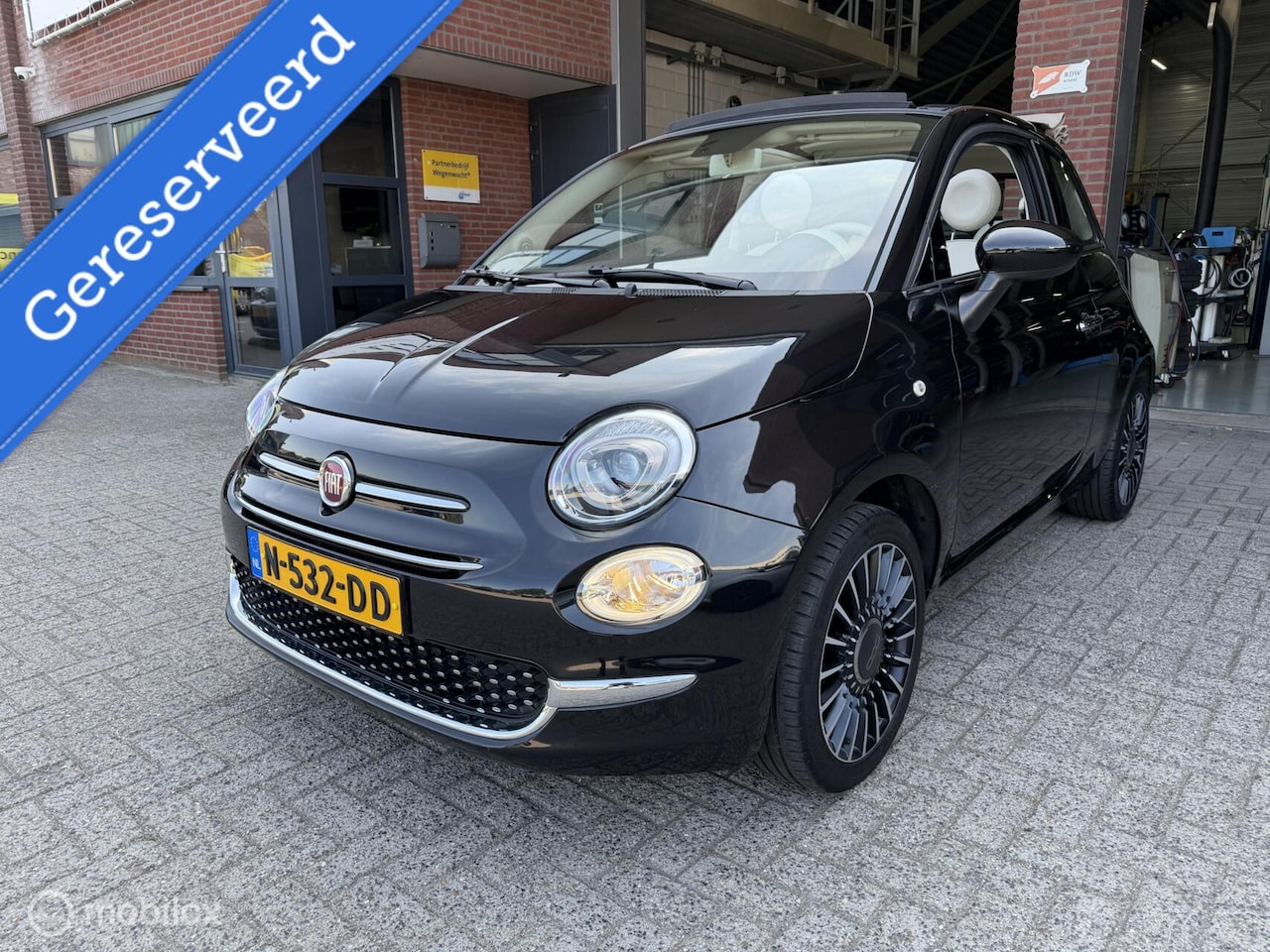 Fiat 500 C - 1.2 Lounge CABRIO*AIRCO*CRUISE*PDC* - AutoWereld.nl