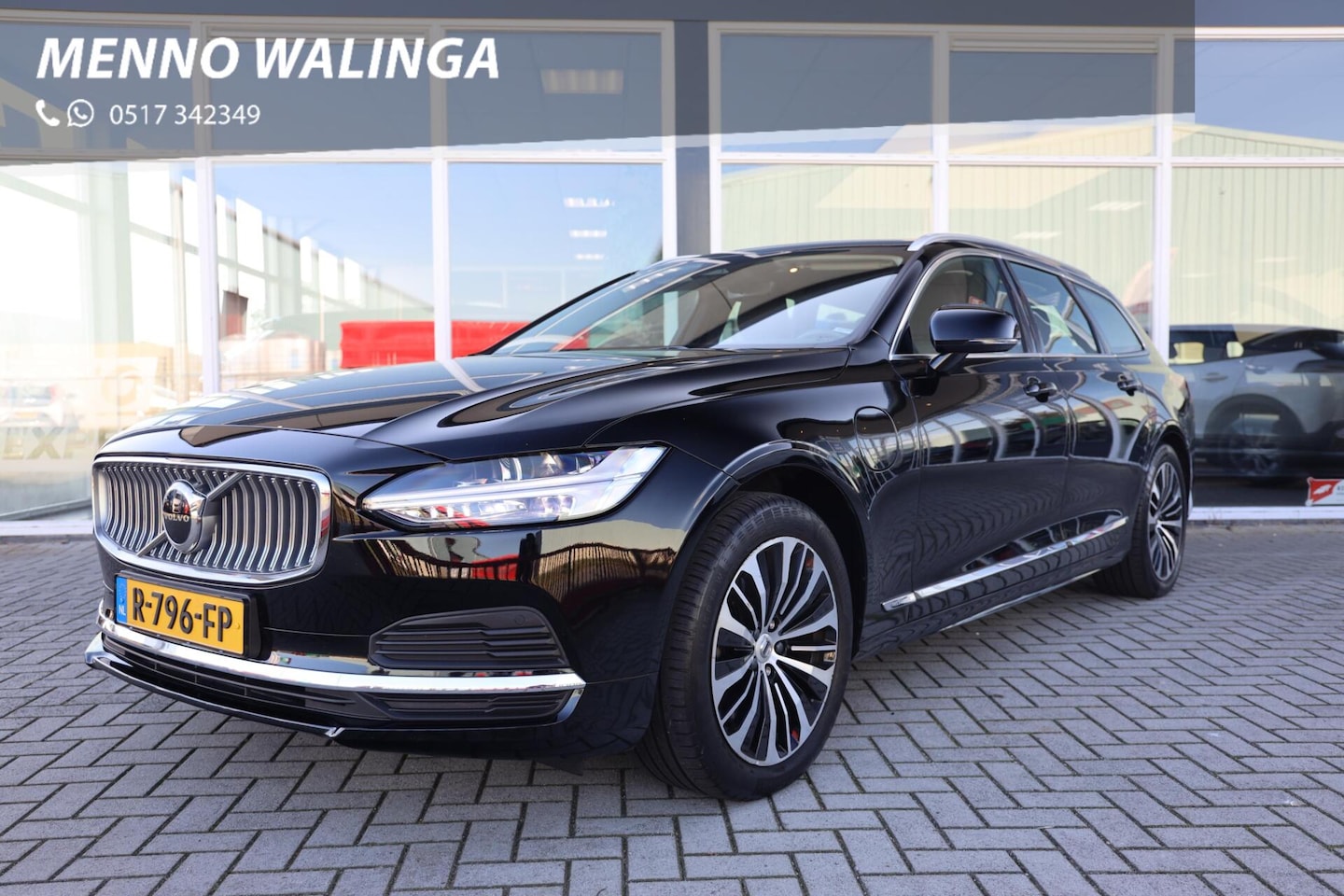 Volvo V90 - 2.0 T6 Plug-in hybrid AWD Essential Bright|Apple carplay|Navi|Automaat| - AutoWereld.nl