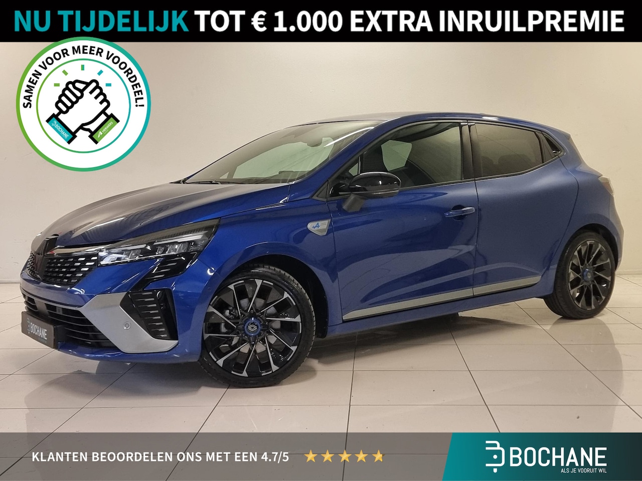 Renault Clio - 1.6 E-Tech Full Hybrid 145 Esprit Alpine | 360º Camera | BOSE Audio | Navigatie | - AutoWereld.nl