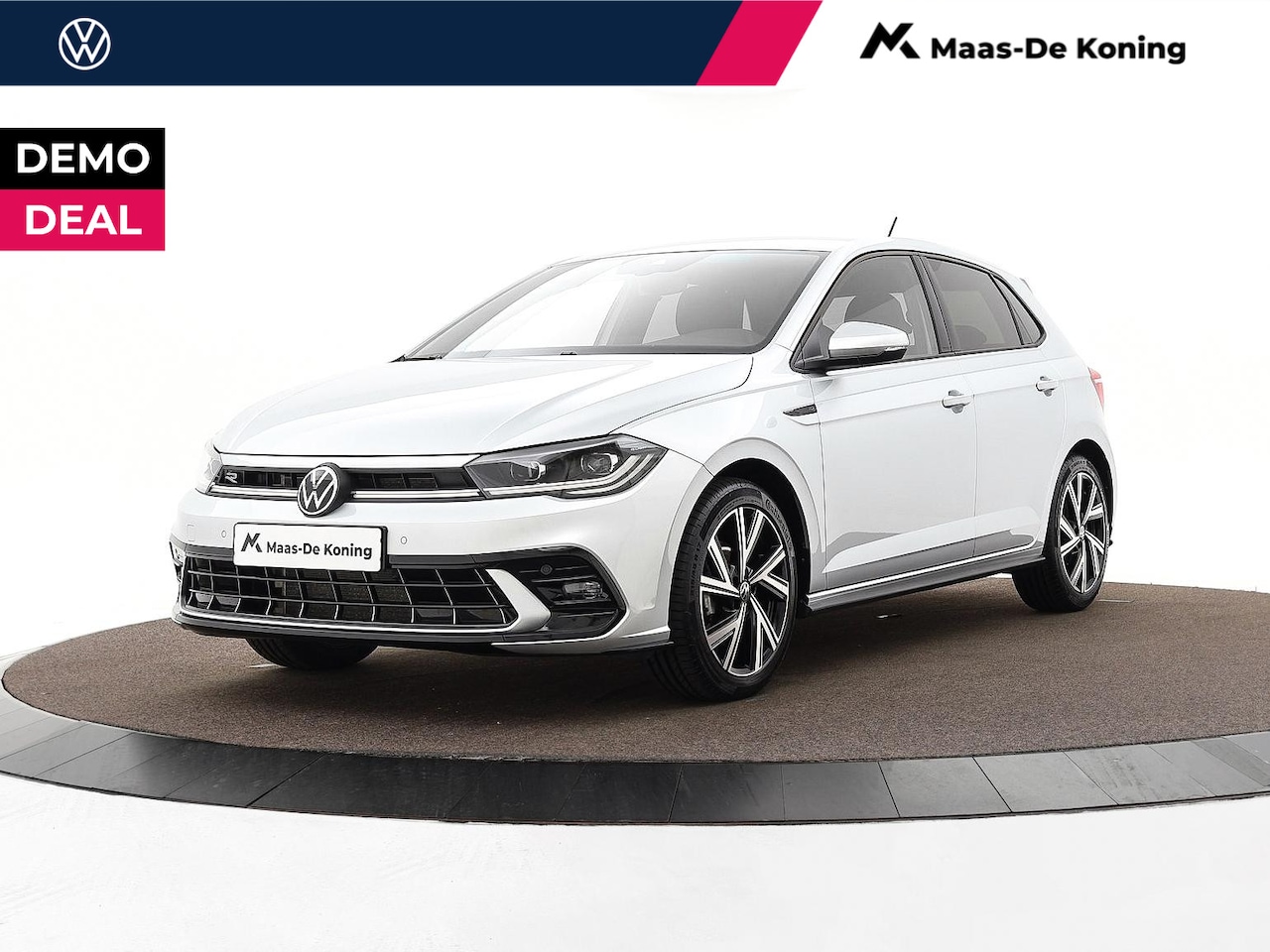 Volkswagen Polo - 1.0 TSI 95pk DSG R-Line · Camera · Matrix LED · ACC · Stoelverwarming · Apple/Android Car - AutoWereld.nl