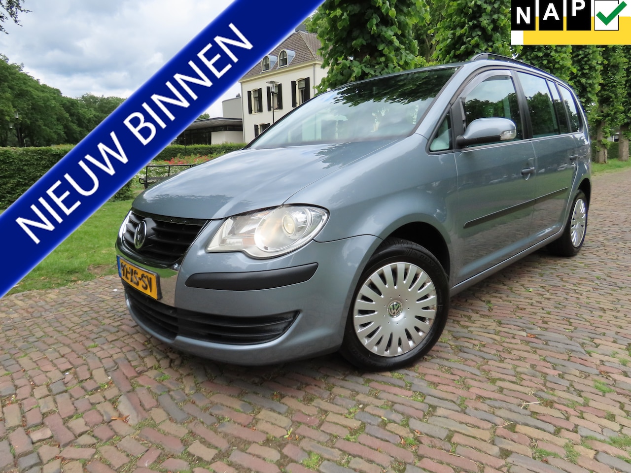 Volkswagen Touran - 1.4 TSI Optive Automaat/DSG Ecc Cruisecontrol Xenon Isofix Trekhaak***Distributieketting N - AutoWereld.nl