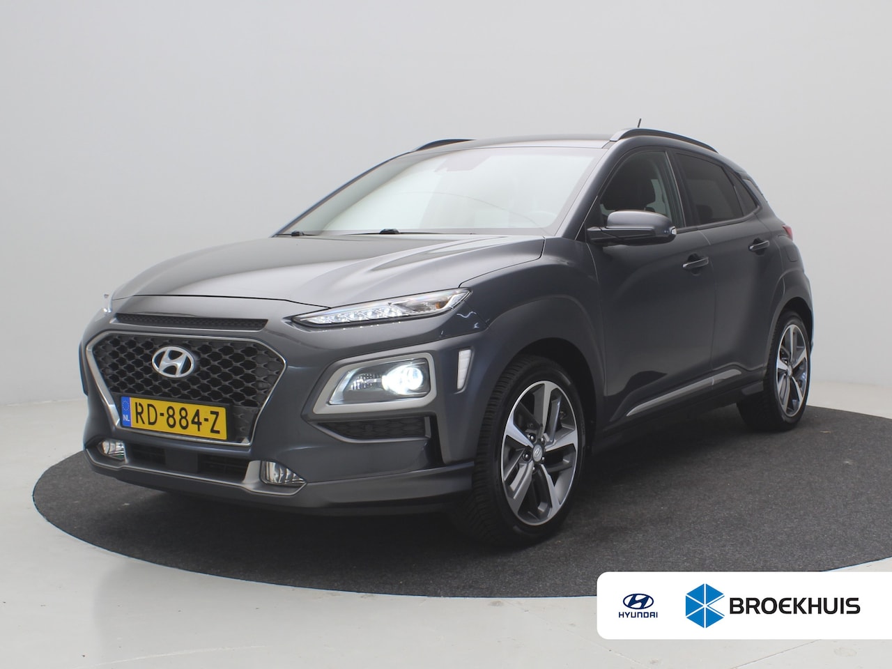 Hyundai Kona - 1.0T Premium Stoelventilatie voorzijde / Stoel en stuurverwarming / Cruise control / Airco - AutoWereld.nl