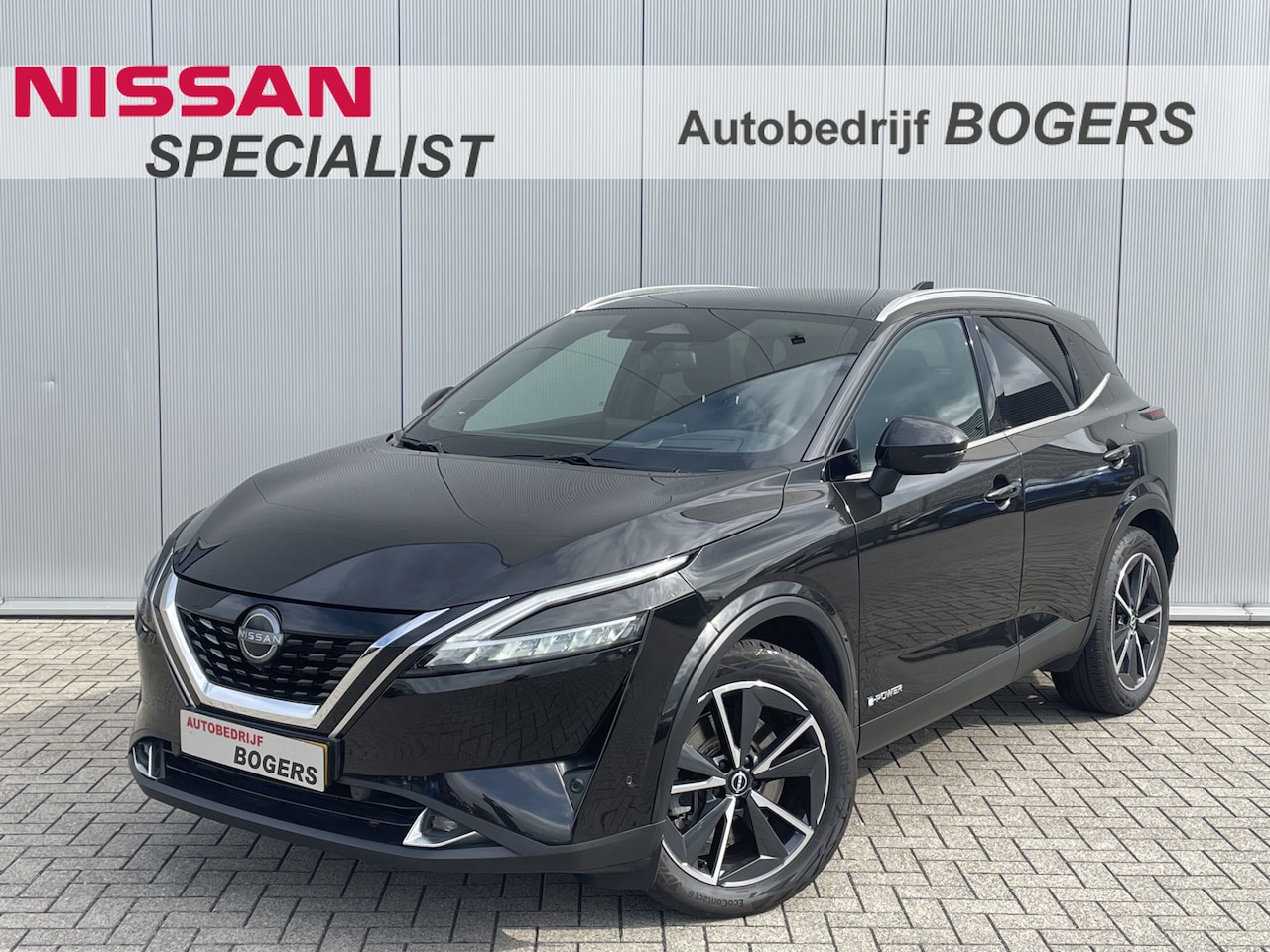Nissan Qashqai - 1.5 e-Power Tekna Navigatie, Panodak, Leder, 19"Lm, El. achterklep, 360 Camera, Bose, Stoe - AutoWereld.nl