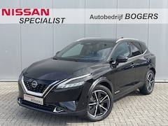 Nissan Qashqai - 1.5 e-Power Tekna Navigatie, Panodak, Leder, 19"Lm, El. achterklep, 360 Camera, Bose, Stoe