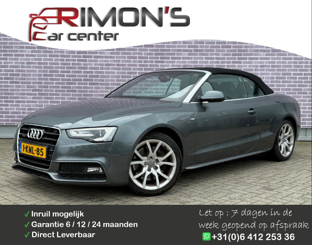 Audi A5 Cabriolet - 3.0 TFSI Quattro Automaat 272 Pk Wordt Verwacht - AutoWereld.nl
