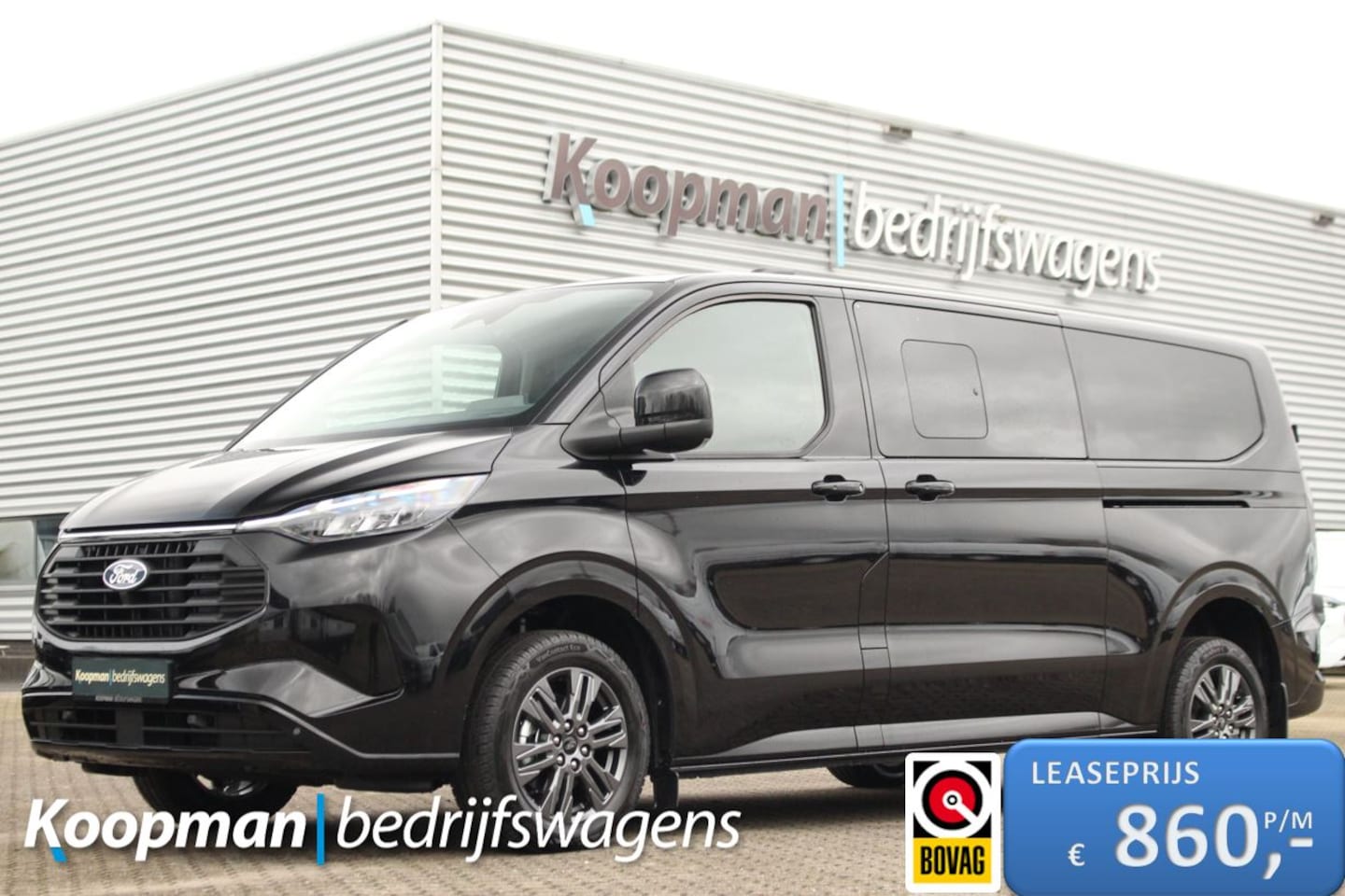 Ford Transit Custom - 2.5 PHEV 233pk L2H1 Kombi Limited | 8-Persoons | Incl. BPM | Stuur + Stoelverwarming | Key - AutoWereld.nl