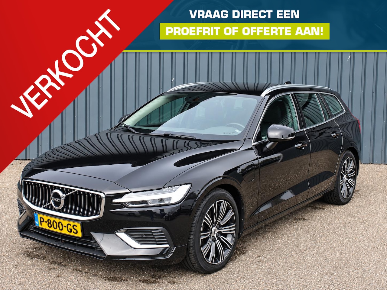 Volvo V60 - 2.0 T6 Recharge AWD Inscription Expression Navigatie | Camera | Lederen Bekleding | Stoelv - AutoWereld.nl