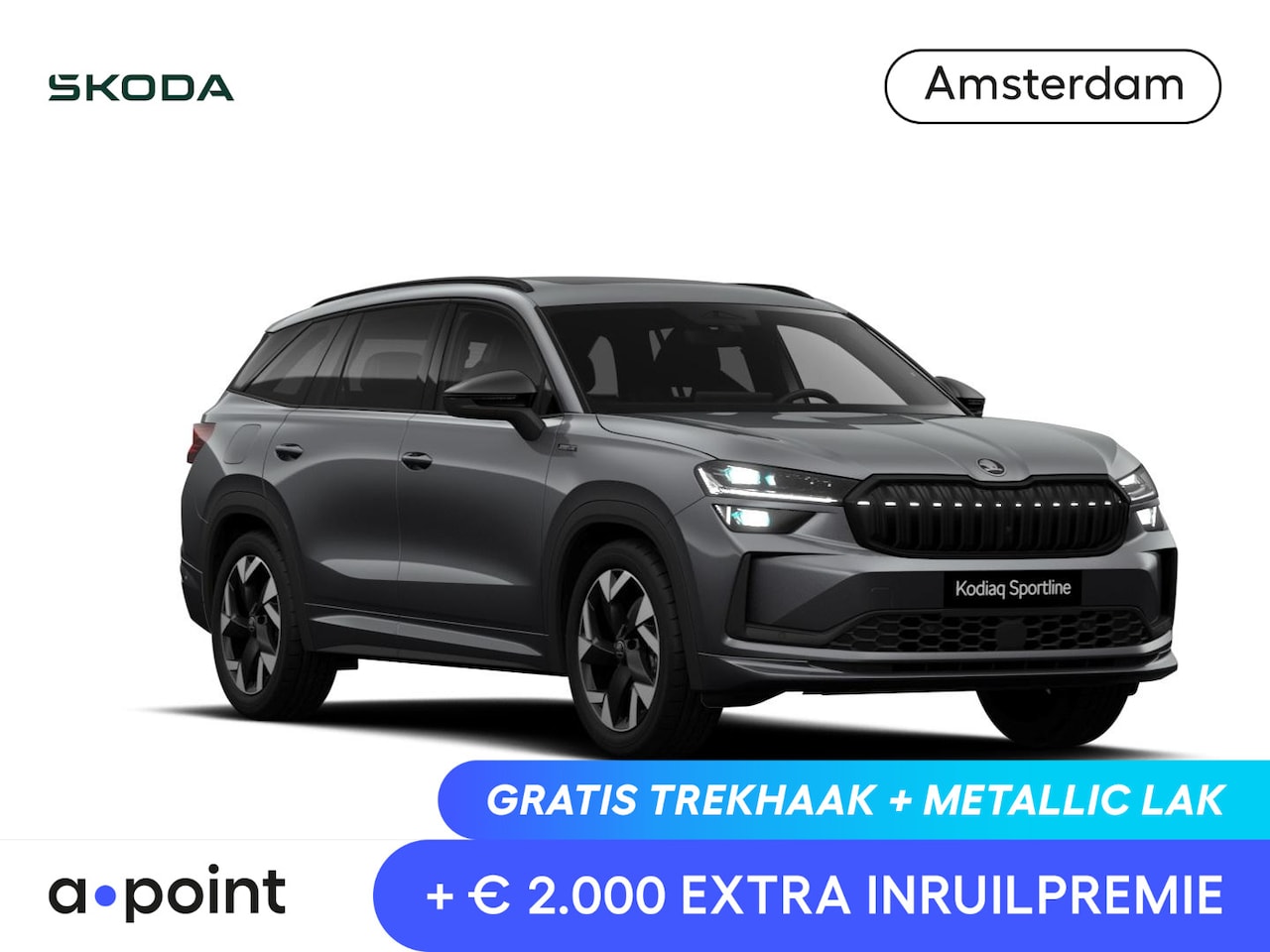 Skoda Kodiaq - 1.5 TSI PHEV Sportline Limited 204 pk | Winter Pakket | Trekhaak | Panorama Dak - AutoWereld.nl