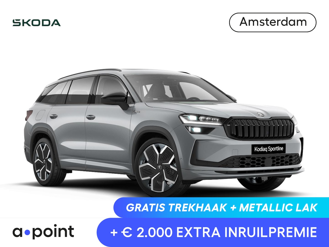 Skoda Kodiaq - 1.5 TSI PHEV Sportline Limited 204 pk 6 versn. DSG | Comfort Pakket | Dynamic Chassis Cont - AutoWereld.nl
