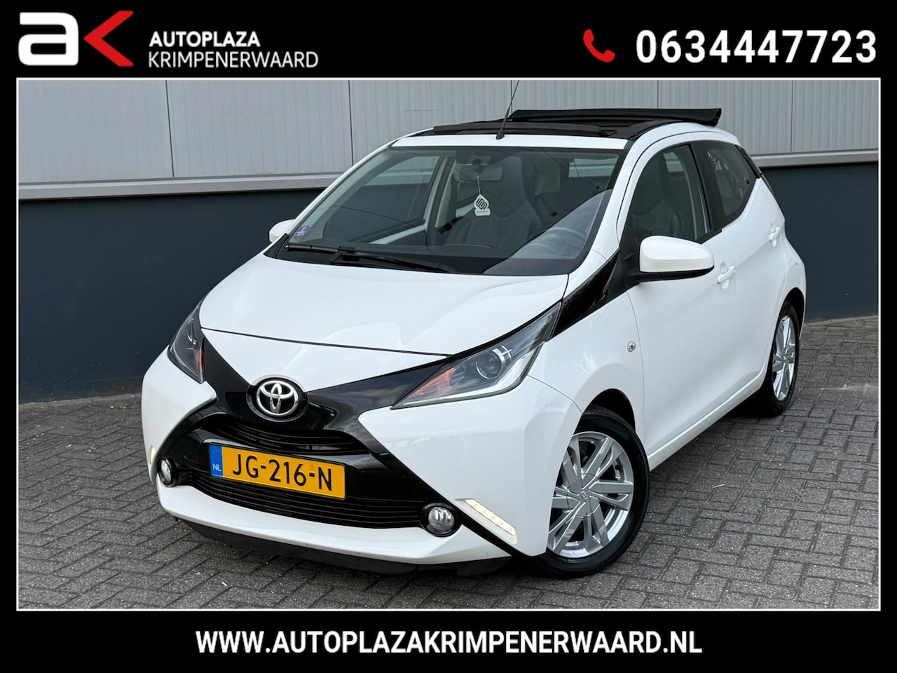 Toyota Aygo - 1.0 VVT-i x-wave Cabrio Navi Airco Cruise Nieuwe Apk - AutoWereld.nl