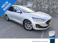 Ford Focus Wagon - 1.0 EcoBoost Hybrid Titanium Automaat 155PK, carplay, all season banden, navi, climate + c