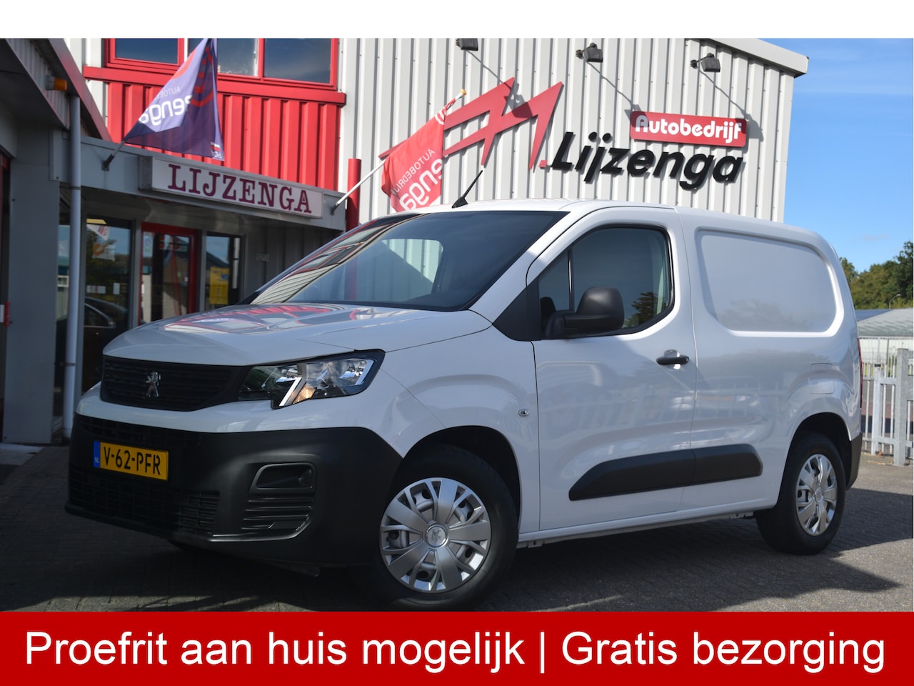 Peugeot e-Partner - Pro 50 kWh Soh 100% | Airco | Cruise | Bluetooth | Radio | Elek. Ramen - AutoWereld.nl