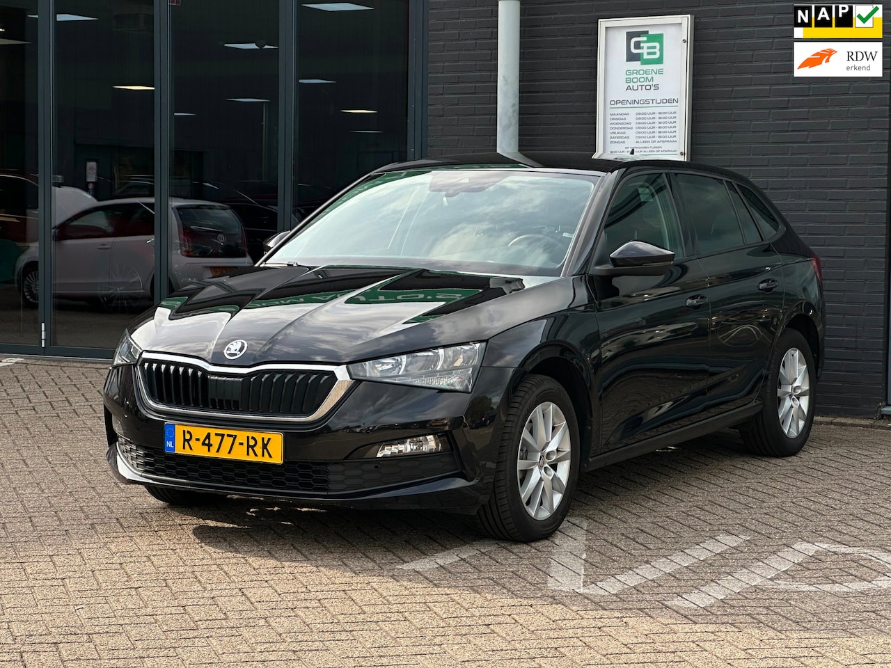 Skoda Scala - 1.0 TSI Ambition/1STE EIG/APP-CONNECT/PDC/AIRCO/NL-AUTO NAP!! - AutoWereld.nl