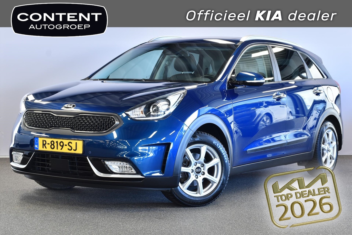 Kia Niro - 1.6 GDi Hybrid 141pk DCT6 BusinessLine TREKHAAK - AutoWereld.nl