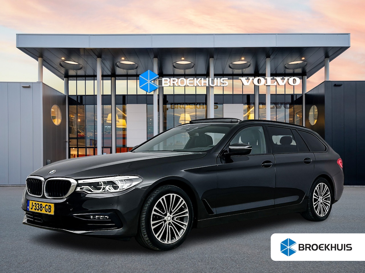 BMW 5-serie Touring - 530i High Executive Edition | 18" | Luchtvering | Panoramadak | Verwarmbare Sportstoelen | - AutoWereld.nl