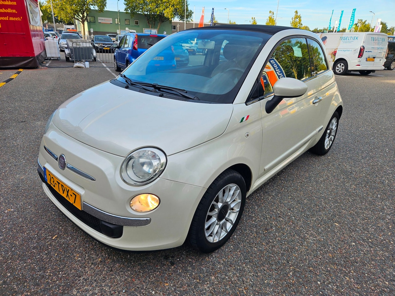 Fiat 500 C - 1.2 Lounge Pano Airco Parkeersensor NW.APK - AutoWereld.nl