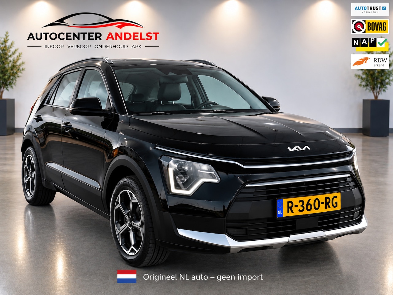 Kia Niro - 1.6 GDi Hybrid ComfortLine 1.6 GDi Hybrid ComfortLine, Aut, Acc, Cam, Pdc, CarPlay, Climate control, Lmv, 1e eig afk, - AutoWereld.nl