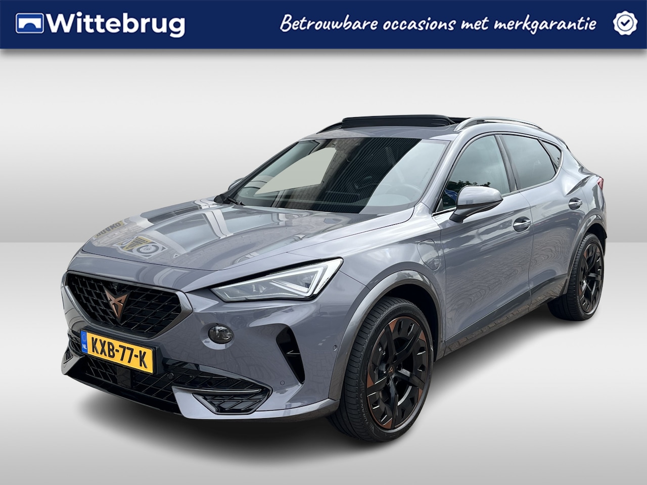 CUPRA Formentor - 1.4 e-Hybrid VZ Black Edition / AUTOMAAT/ 245 PK/ PANO/ BUCKETSEATS/ LEER/ PARK.SENSOR.V+A - AutoWereld.nl