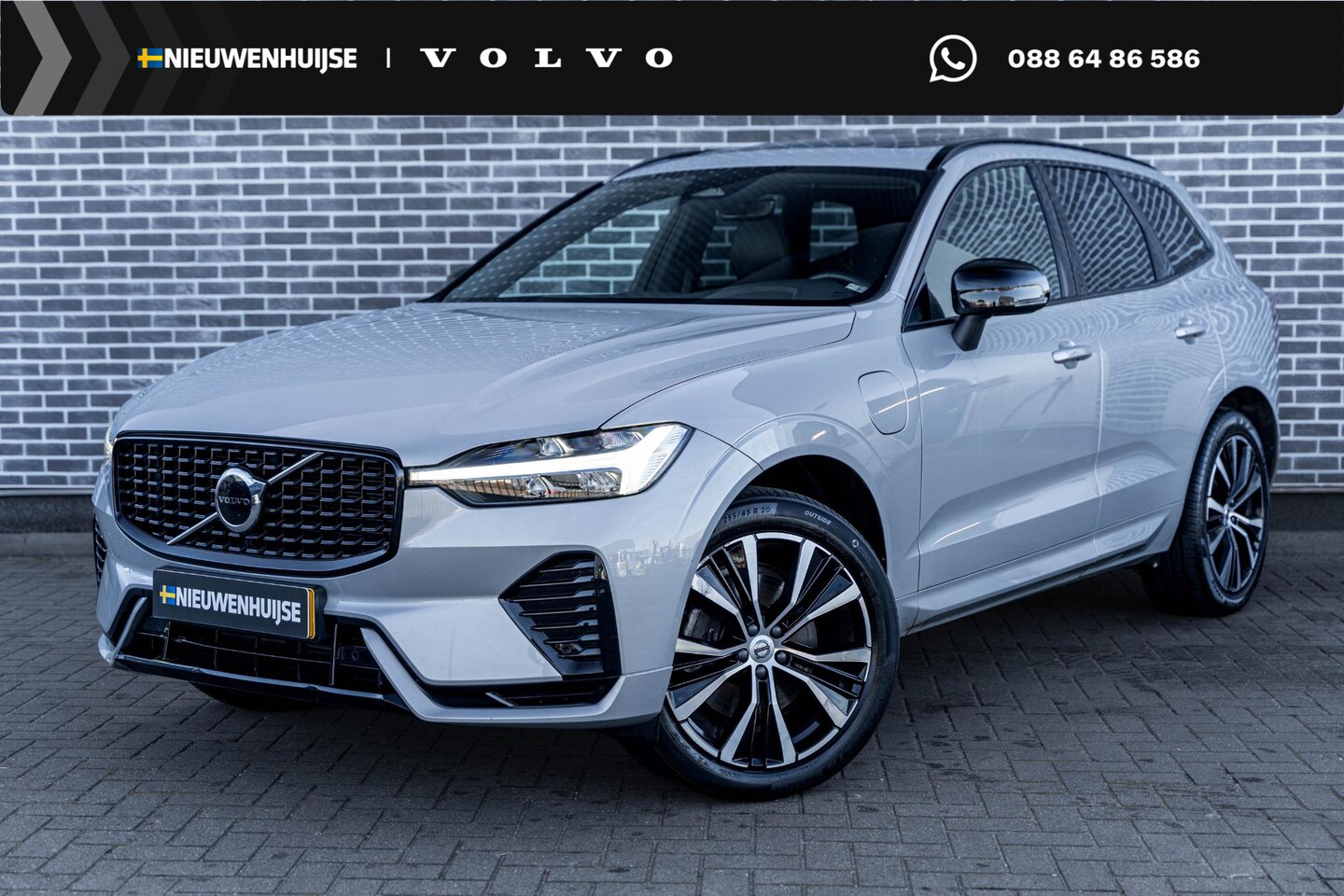 Volvo XC60 - 2.0 T6 Plug-in Hybrid AWD Plus Dark | PHEV | Harman Kardon Audio | Sportstoelen | Achterui - AutoWereld.nl
