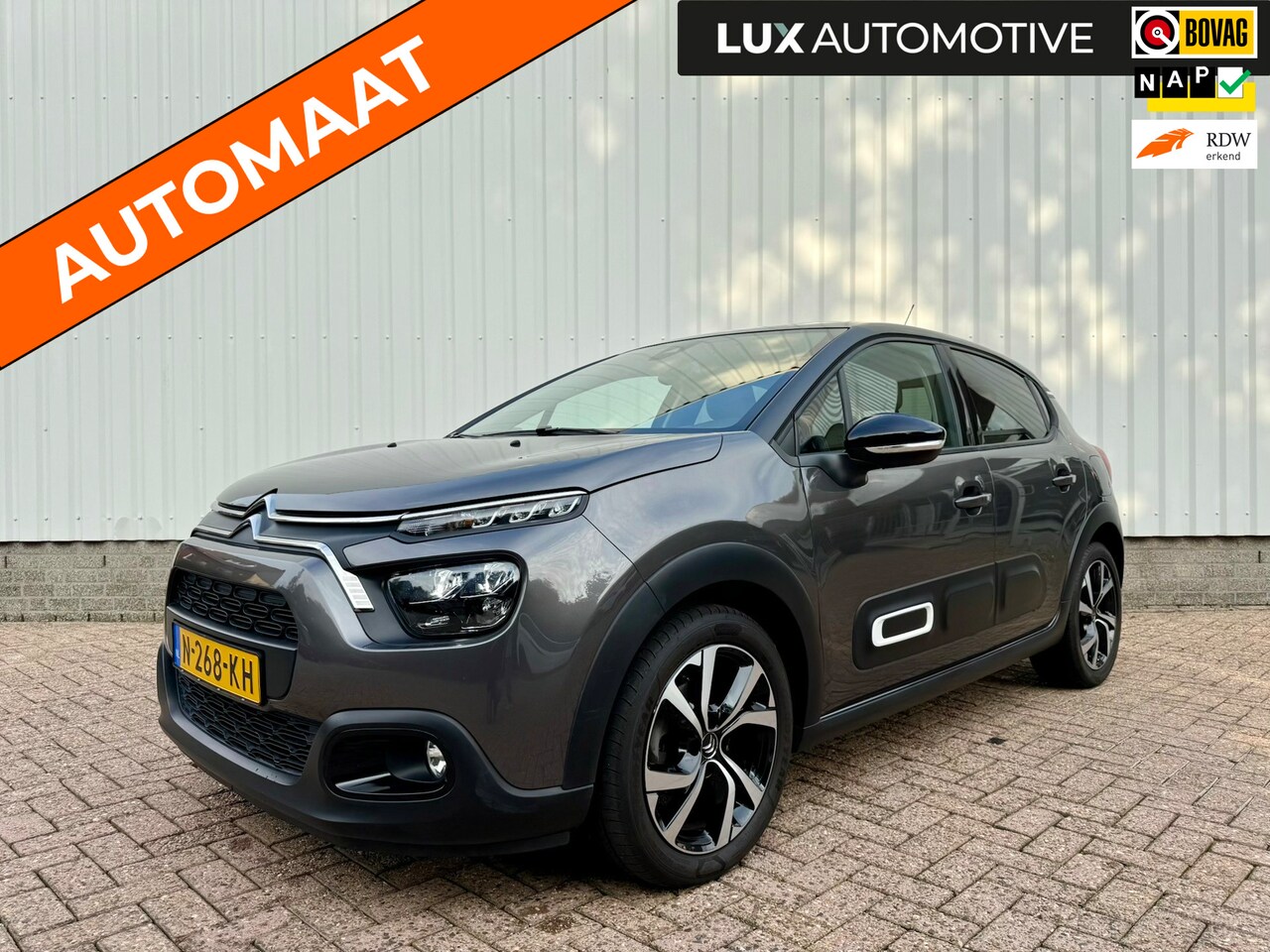 Citroën C3 - 1.2 PureTech Shine Automaat, CarPlay, Navi, Luxe bekleding, PDC, Camera, NAP - AutoWereld.nl