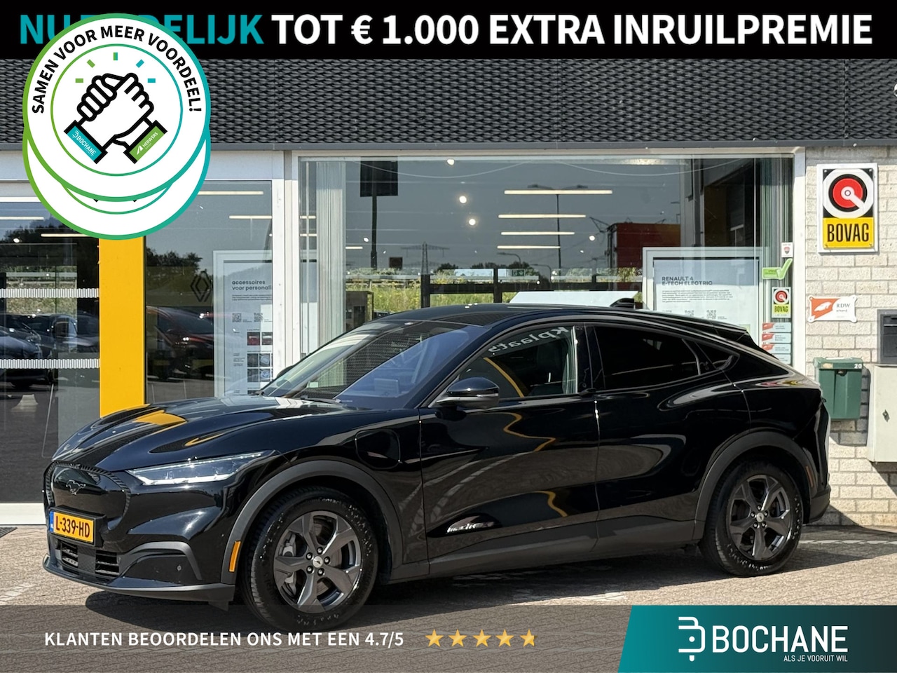 Ford Mustang Mach-E - Extended RWD 98 kWh | NAP | Technology Pack Plus | 360 Graden camera | Panorama dak | - AutoWereld.nl