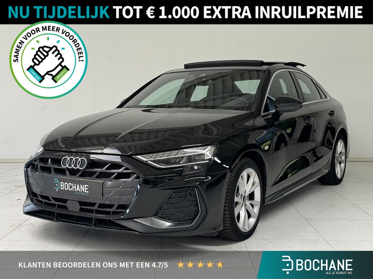Audi A3 Limousine - 30 TFSI S edition | S-Line | Panoramadak | Camera | Navigatie | Adaptive Cruise Control | - AutoWereld.nl