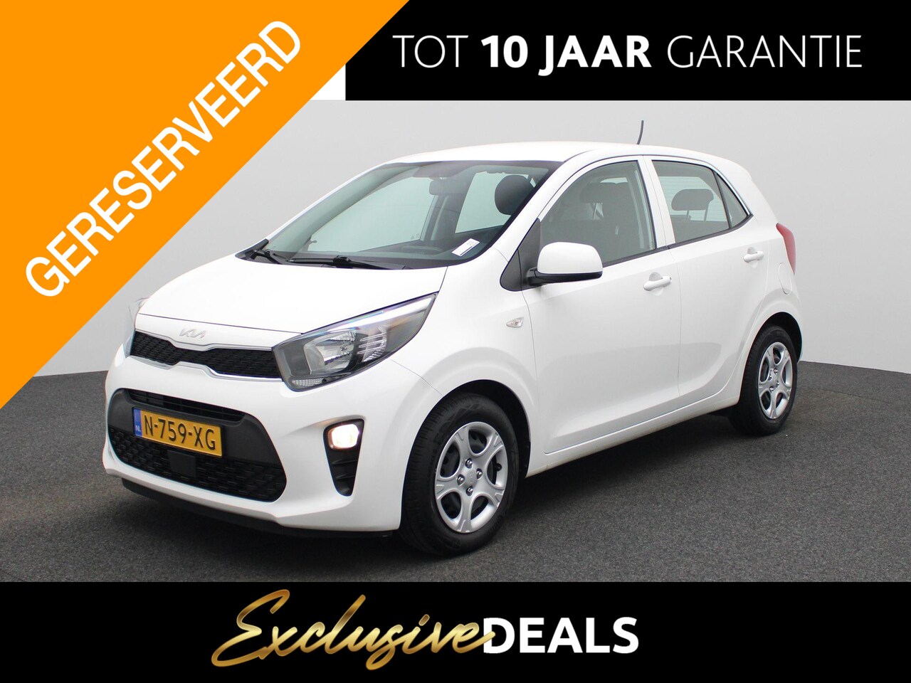 Kia Picanto - 1.0 DPi ComfortLine | Airco | Cruise | Bluetooth | Centr. Deurverg. incl. Afstand.Bed. | E - AutoWereld.nl