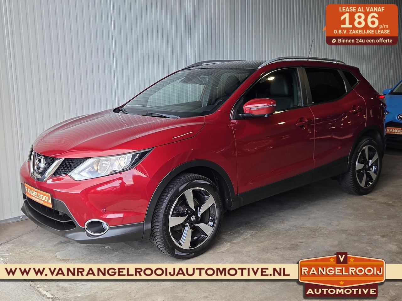 Nissan Qashqai - 1.2 Tekna 1.2 Tekna, pano, 360 cam, stoel- / voorruitverw., half leer, 18" lmv - AutoWereld.nl
