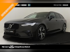 Volvo V90 - T6 PLUG-IN HYBRID AWD PLUS DARK *LONG RANGE* -HARMAN/KARDON|CAMERA|KINDERZITJES|PRIVACY.GL