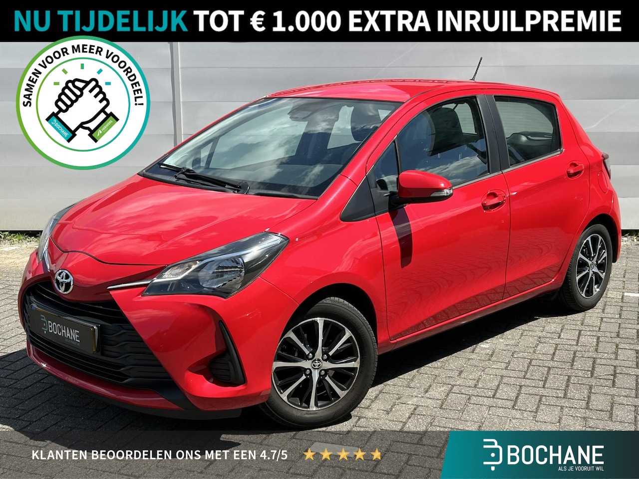 Toyota Yaris - 1.0 VVT-i Connect | Dealer Onderhouden | Airco | Camera | Lm Velgen - AutoWereld.nl