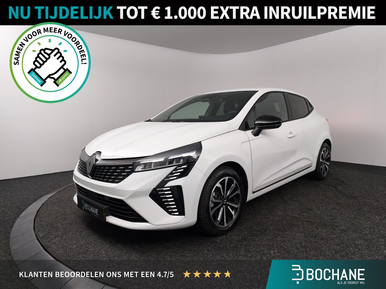 Renault Clio - 1.6 E-Tech Full Hybrid 145 techno | Climate Control | Cruise Control | Apple Carplay & And - AutoWereld.nl