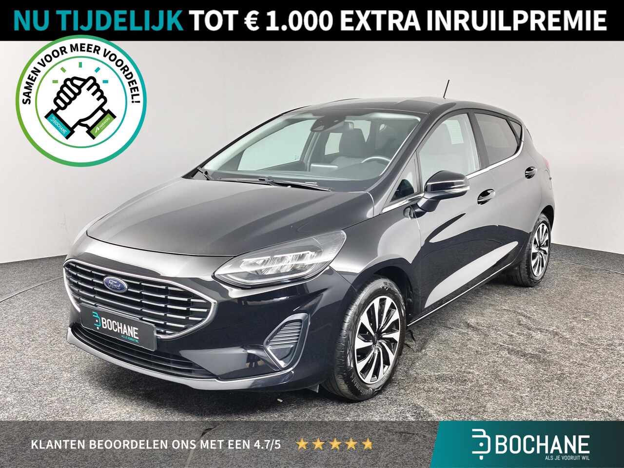Ford Fiesta - 1.0 EcoBoost Titanium | Winter Pack | Carplay/Android Auto | Parkeersensoren | - AutoWereld.nl