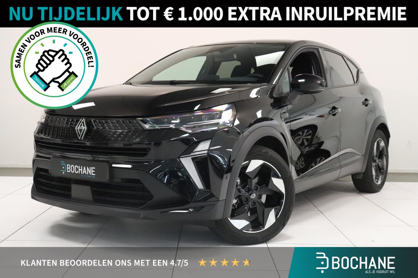 Renault Captur - 1.8 E-Tech full hybrid 160 techno | Google Navigatie | Camera | Adaptieve cruise | Climate - AutoWereld.nl