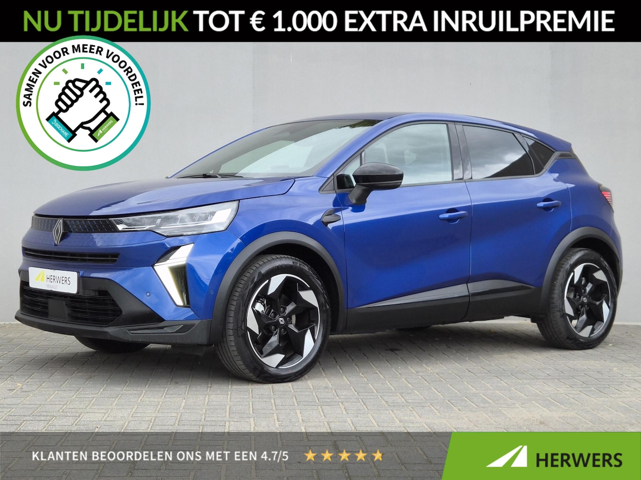 Renault Captur - 1.8 E-Tech full hybrid 160 techno / Fabrieksgarantie tot 02-2029 / Pack Winter / Stuur- en - AutoWereld.nl