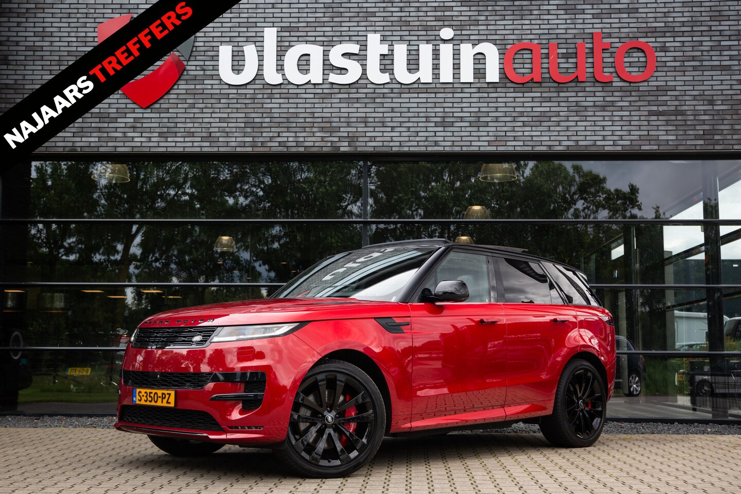 Land Rover Range Rover Sport - 3.0 P510e Autobiography/First Edition , Firenze Red, Rear Seat Entertainment, Forged Carbo - AutoWereld.nl