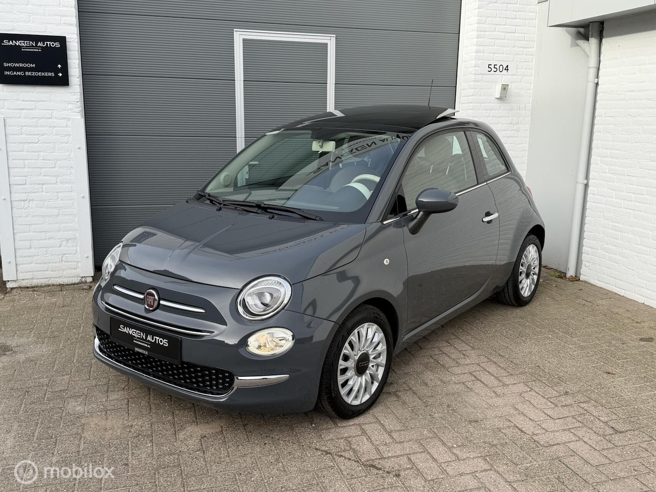 Fiat 500 - 0.9 TwinAir Turbo Lounge Pano Cruise Leer Nardo - AutoWereld.nl