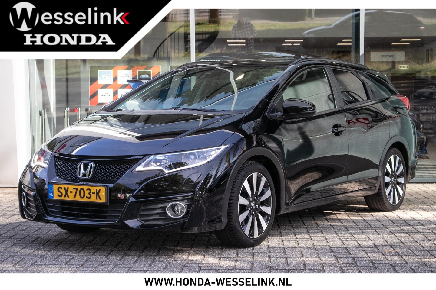 Honda Civic Tourer - 1.8 Elegance Style Edition - Trekhaak afn. | Navi | Camera - AutoWereld.nl