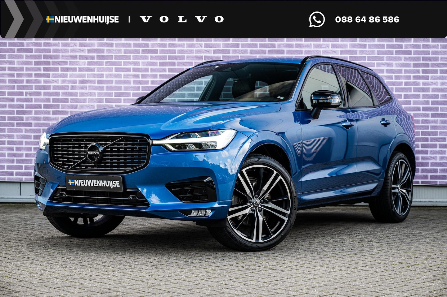 Volvo XC60 - 2.0 B5 AWD R-Design | Trekhaak | Adaptieve cruise control | Harman/Kardon | Panorama dak | - AutoWereld.nl