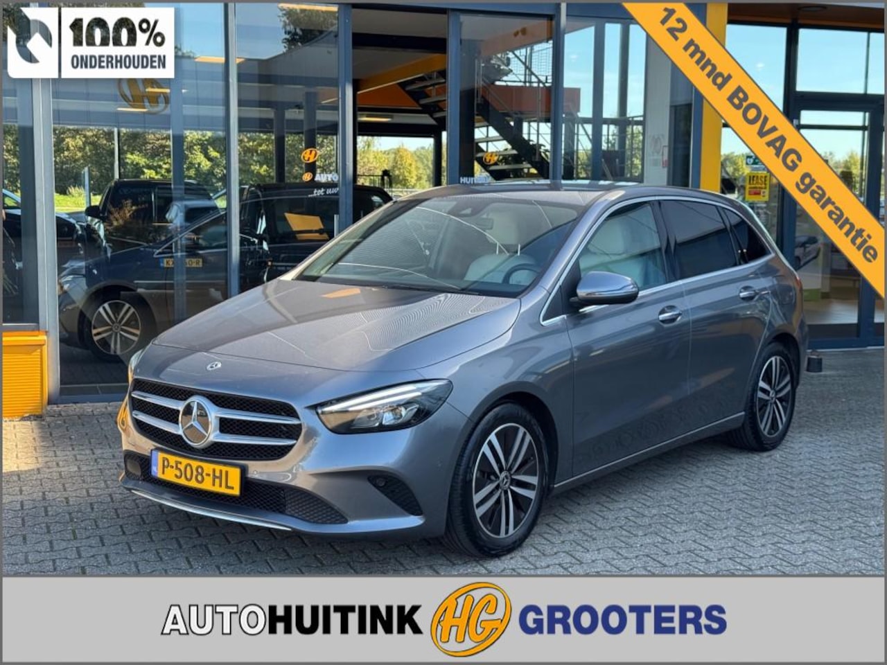 Mercedes-Benz B-klasse - 180 Luxury Line - leer - adaptive cruise - stoelverwarming - AutoWereld.nl