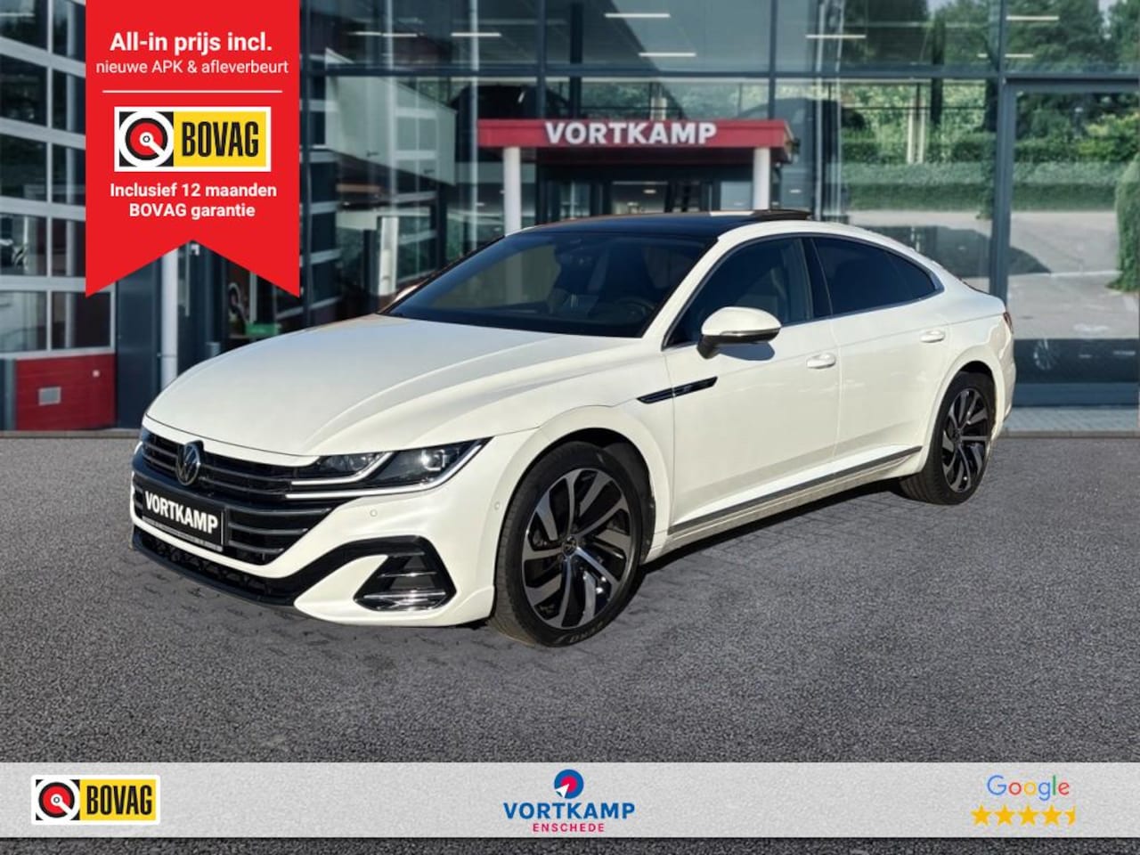 Volkswagen Arteon - 1.4 TSI R-LINE BUSINESS+ e-HYBRID PANO-DAK/TREKHAAK/LEDER/ACC/360CAMERA - AutoWereld.nl