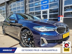 BMW 5-serie - 545e xDrive 394pk. / Individual Tansanitblau / Laser / 20 inch / Comfortstoelen / ACC / Lu