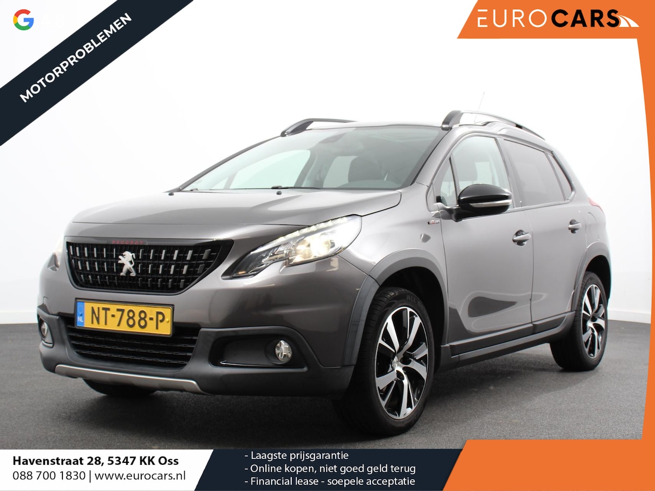 Peugeot 2008 - 1.2 110pk Turbo PureTech GT-line Handel/Export! Lees opmerkingen! Panorama dak Navigatie C - AutoWereld.nl