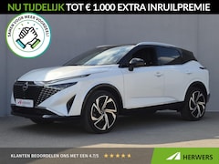 Nissan Qashqai - 1.3 MHEV Xtronic Tekna Plus / Fabrieksgarantie tot 10-2028 / All season banden / Panoramad