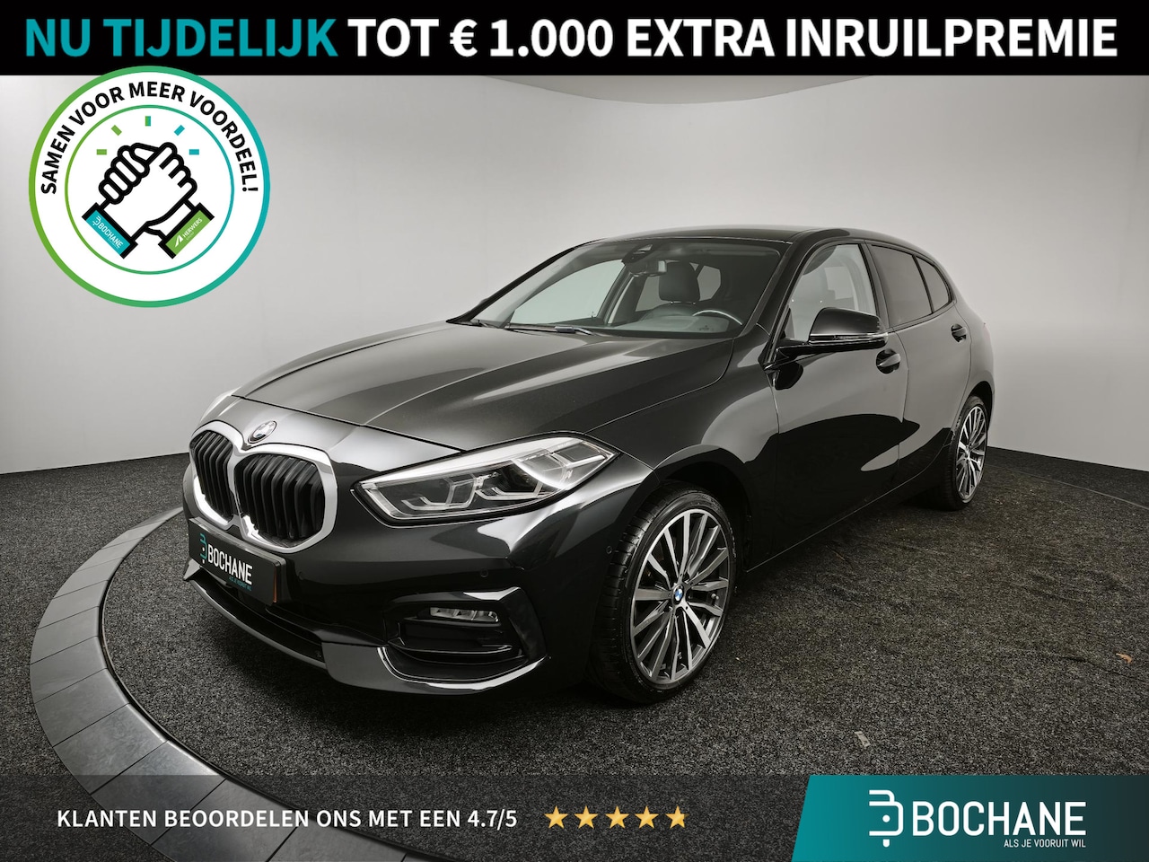 BMW 1-serie - 118i Business Edition | Leder | Stoelverwarming | Achteruitrijcamera | Navigatie | - AutoWereld.nl